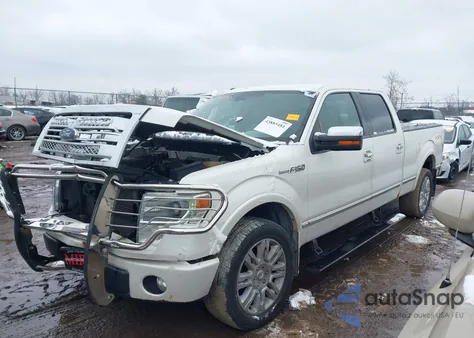 2013 Ford F-150 Platinum из США, поврежденный, VIN 1FTFW1EF0DFB20749